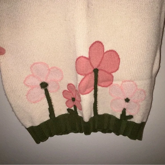 Danielle Guizio Green and White Floral Dress - Picture 5 of 7